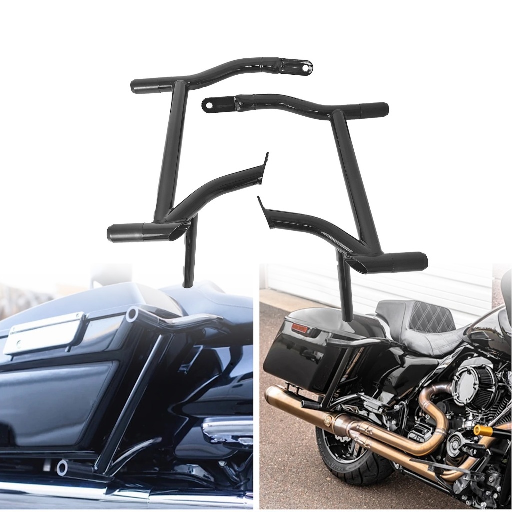 Saddlebags Guards Crash Bars บาร์สําหรับ Harley สําหรับ Touring Road King Road Glide Street Glide Electra/Ultra 1997-2008 2009-2026