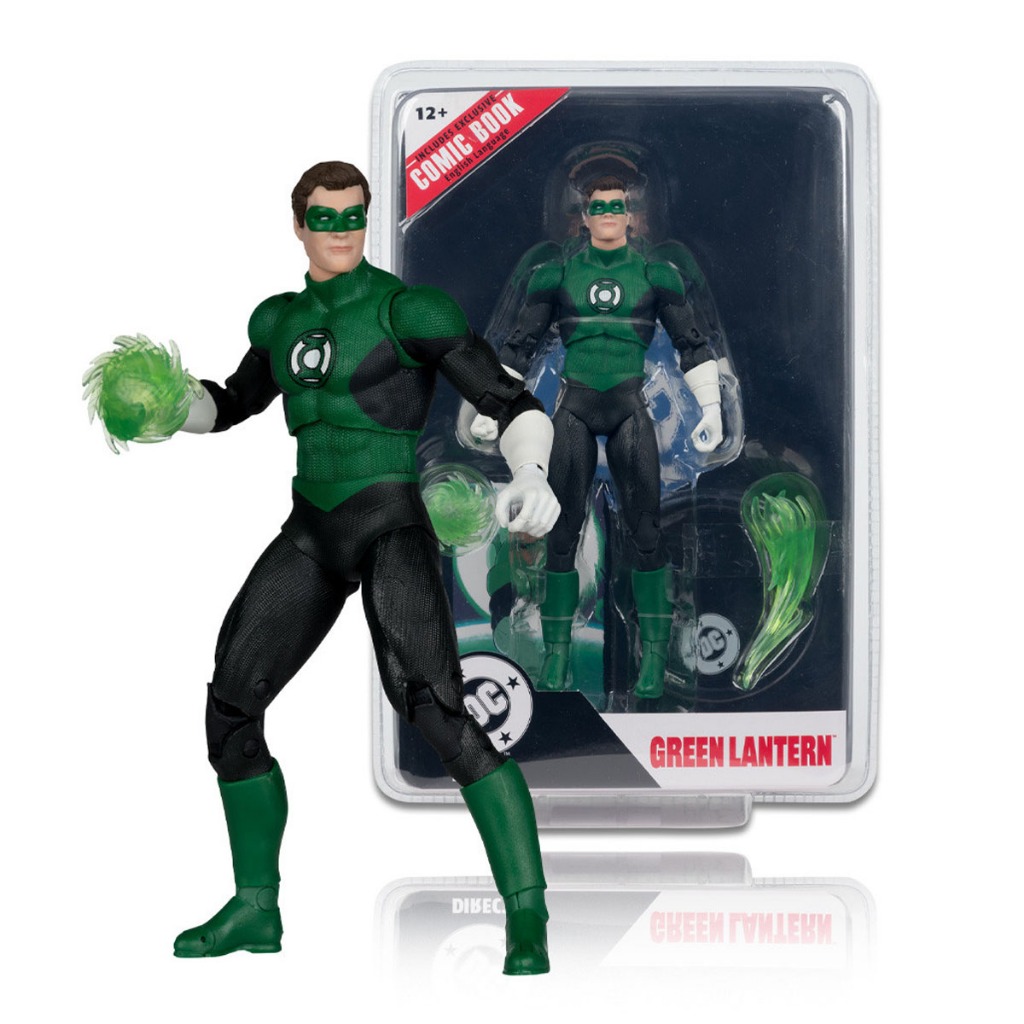 Mcfarlane Toys DC Green Lanterns Hal Jordan 7 นิ้วโมเดลแอ็คชั่นฟิกเกอร์