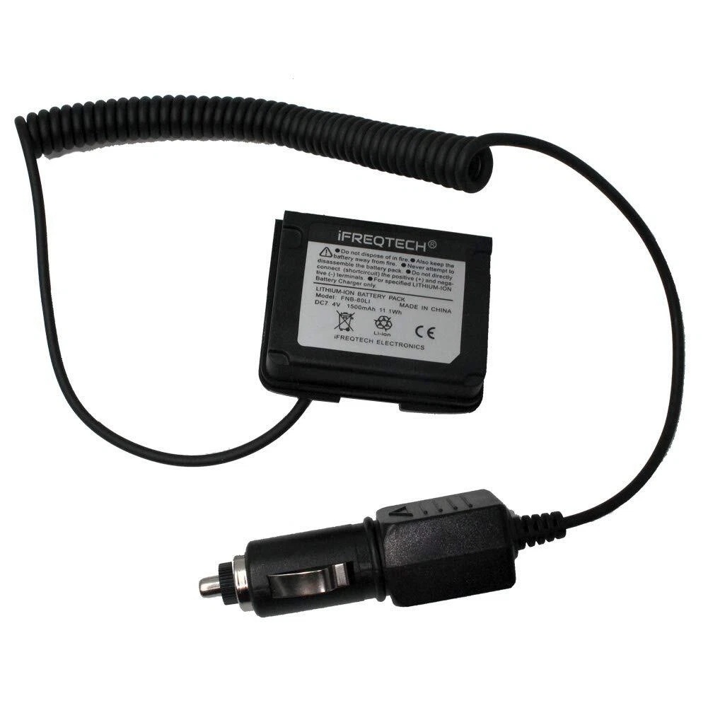 VX-6 แบตเตอรี่ Eliminator DC 12V สําหรับ Vertex Yaesu VX5 VX6R VX7R VXA700 VXA710 FNB80 HX460 HX471 
