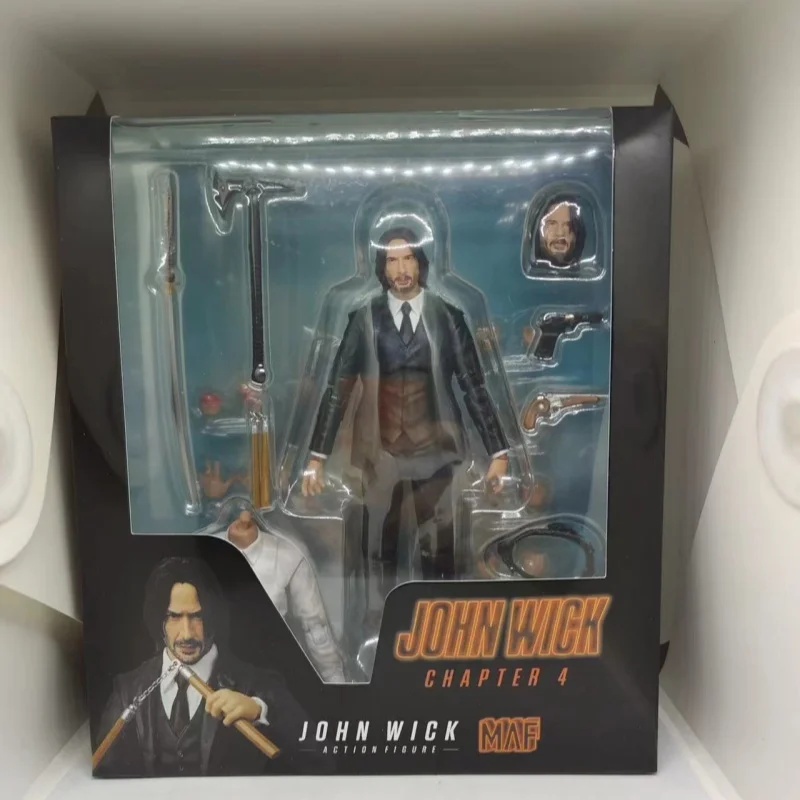 อะนิเมะ Mafex 212 John Wick รูป 085 JOHN WICK Chapter 2 สุนัข Chapter 4 ข้อต่อ PVC ของเล่นเคลื่อนย้า