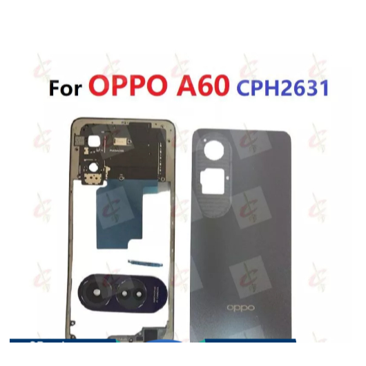 ฝาหลังสําหรับ OPPO A60 4G CPH2631 กรอบ MIddle