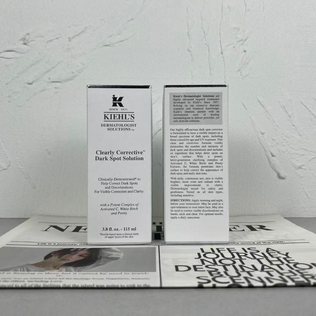 Kiehls Clearly Corrective Dark Spot Solution (ขนาดใหญ่ 115 มล.) All-Skin-Type Dark Spot &หมองคล้ํา C