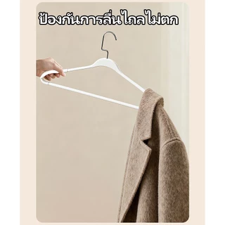 เสื้อคลุมไหล่กว้างเสื้อผ้าแขวนบ้านสูทที่เรียบง่ายและไร้รอยต่อหนาแขวนป้องกันไหล่มุมเสื้อผ้าสนับสนุนป้องกันการลื่นเ