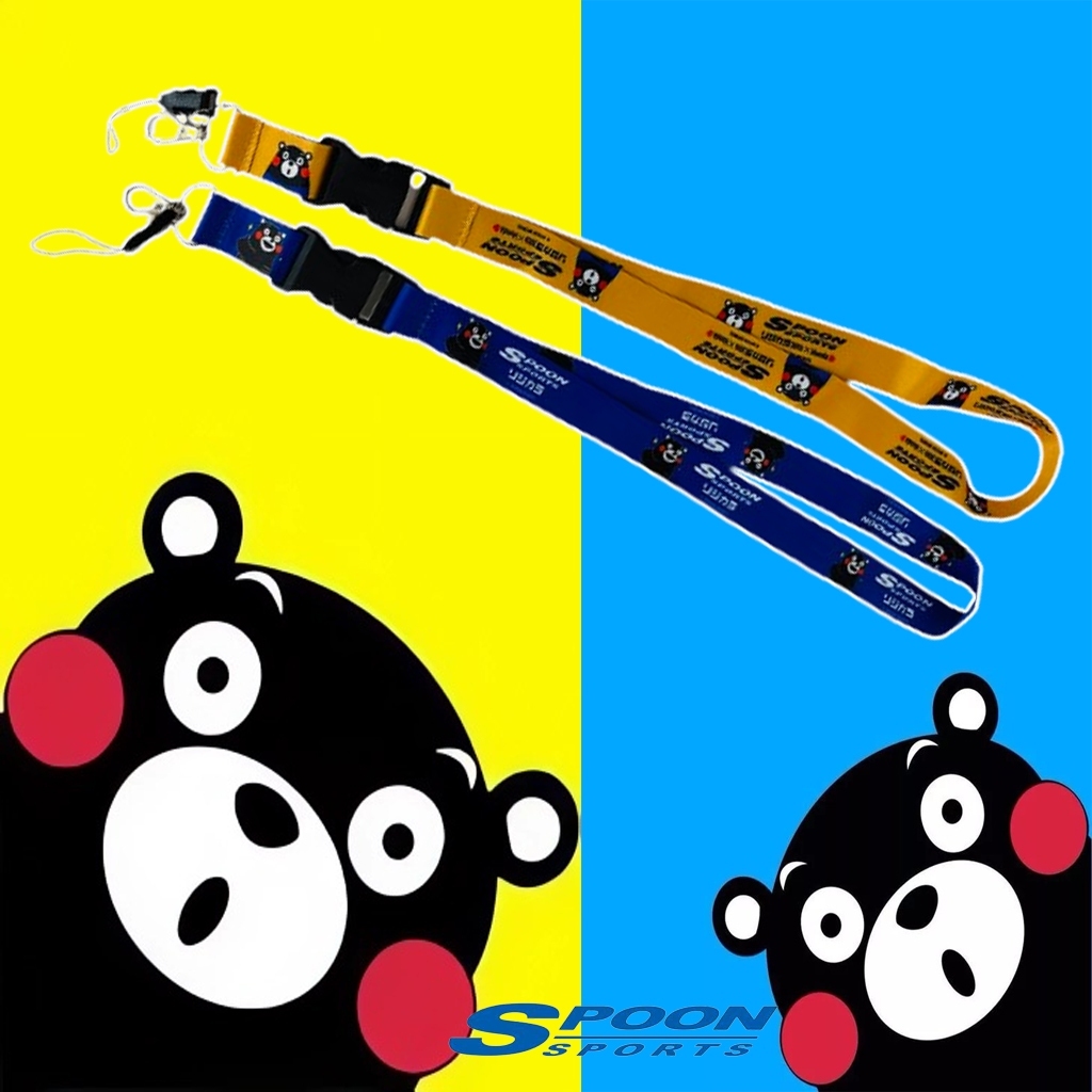 JDM ช้อนกีฬา Lanyard กุญแจรถ ID ผู้ถือโทรศัพท์มือถือสายคล้องคอโทรศัพท์มือถือ Lanyard พวงกุญแจรถอุปกรณ์เสริมอัตโนมัติ Anti-lost