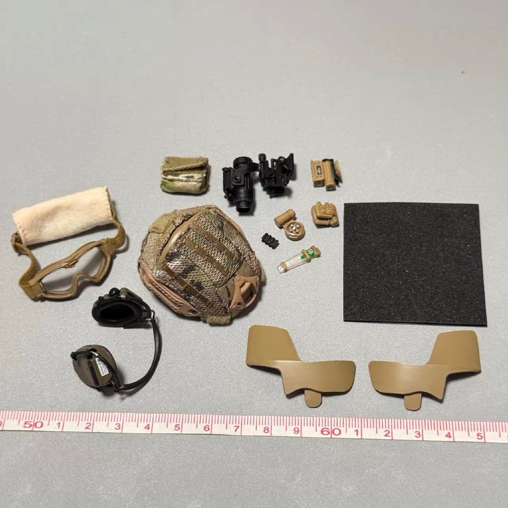 EASY & SIMPLE ES 1: 6 Scale 26071R Russia FSB Alpha Face Protection Helmet Full Set