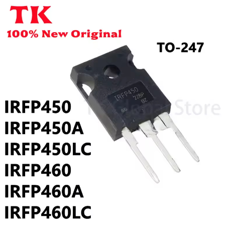 1-5PCS IRFP450 IRFP460A IRFP450LC IRFP450A IRFP460 IRFP460LC TO-247 ในสต็อกคุณภาพ 100% ใหม่เดิม