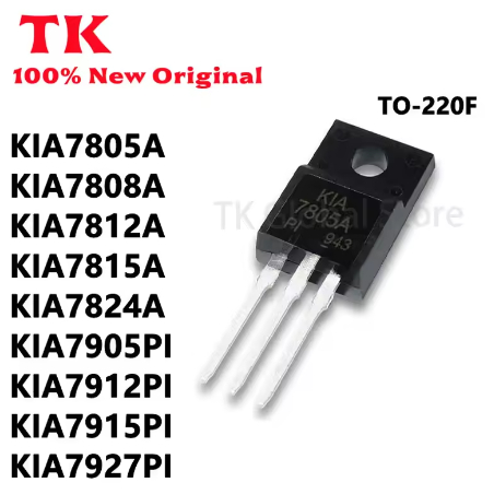 1-5PCS ใหม่ KIA7805A KIA7808A KIA7812A KIA7815A KIA7824A7905PI KIA7912PI KIA7927PI ในสต็อกคุณภาพ 100