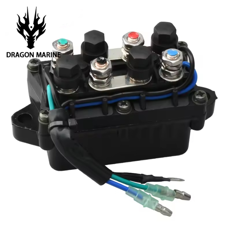 6H1-81950 Trim รีเลย์ Tilt รีเลย์ 6H1-81950 3 Pins สําหรับ Yamaha Outboard มอเตอร์ 30HP 40HP 50HP 60HP 6H1-81950-01 เรือชิ้นส่วนเครื่องยนต์