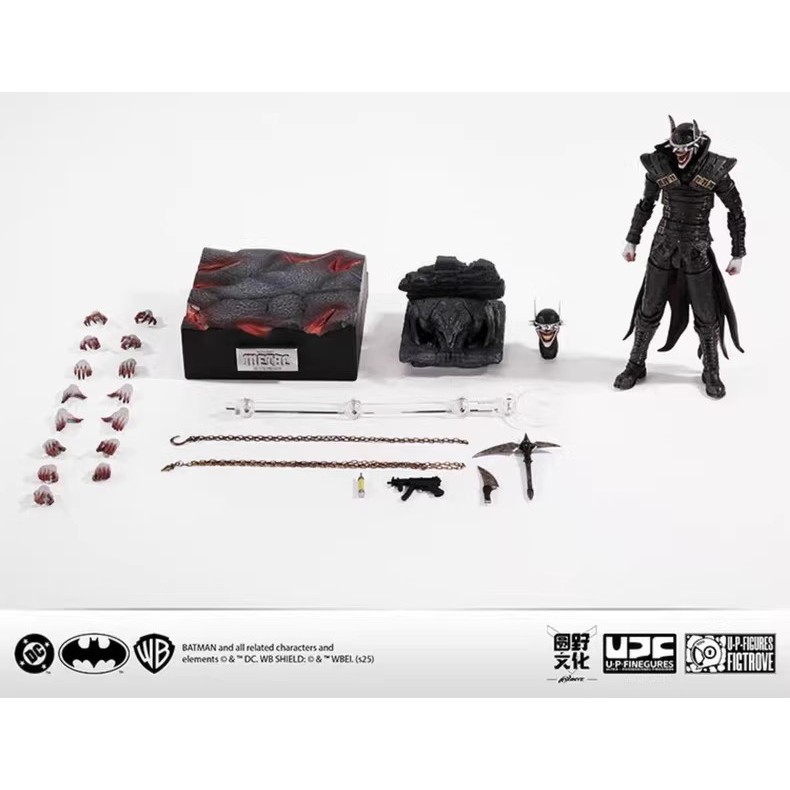 LPZZ Yuanye Culture Liangpin Manufacturing Batman: The Batman Who Laughs Figure, 1/12 สเกล