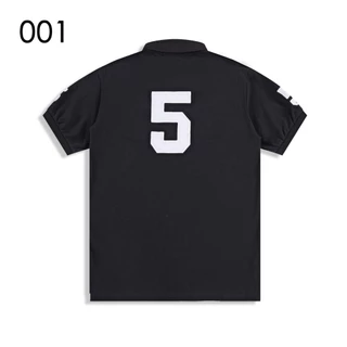 เสื้อโปโล เสื้อยืดแขนสั้นผู้ชาย ร.ล ฤดูร้อนธุรกิจสบายๆผ้าฝ้ายแท้เมืองปักปกเสื้อโปโลด้านบน