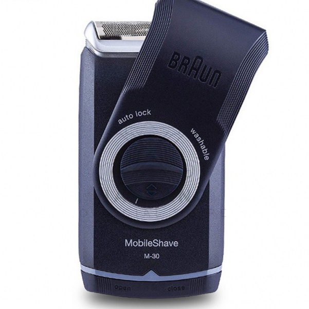 ใหม่ Braun Shaver M30 เครื่องโกนหนวดแบบพกพามือถือ, M60 MobileShave เครื่องโกนหนวดไฟฟ้าแบบพกพา S-ABC