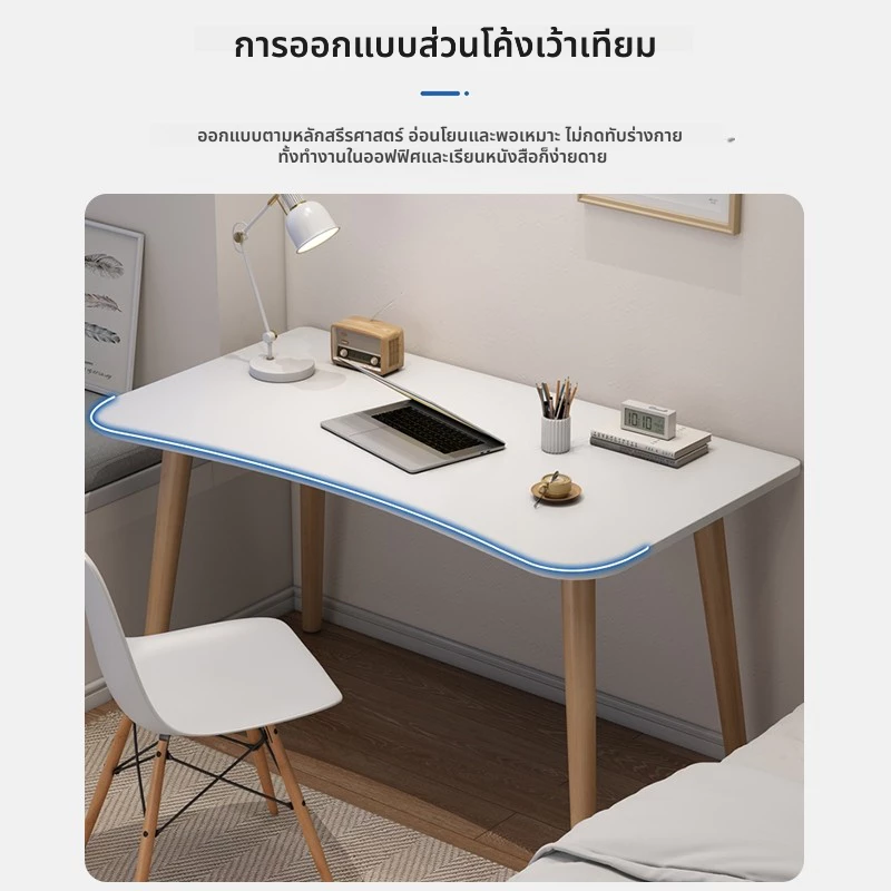 โต๊ะคอมพิวเตอร์แบบเรียบง่ายสำหรับห้องนอนของนัก โต๊ะเรียนที่บ้าน ทำงานในบ้านขนาดเล็ก, โต๊ะเรียนสำหรับบ้าน คอมพิวเตอร์แบบเรียบง่ายห้องนอน เขียนหนังสือแบบเรียบง่ายสำหรับเด็กนักเรียน thumbnail 5