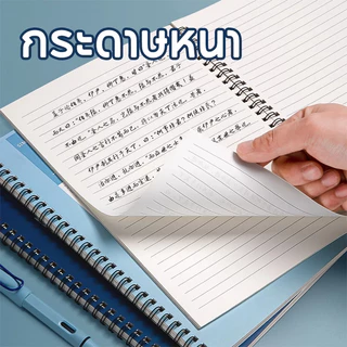 สมุดโน้ตเกลียว A5 | ความสะดวก | บํารุงสายตา | ไม่มีเลือดออก | ATESTHETIC Journal | เหมาะสําหรับบันทึกการทํางานของนักเรียนและบันทึกการทํางานในสํานักงาน