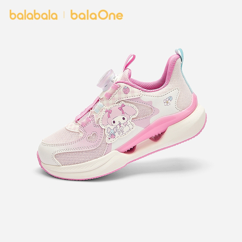 Balabala รองเท้า Chuckty chunky สีขาว สำหรับเด็กกีฬา ฤดูใบไม้ผลิและใบไม้ร่วงปี 2026