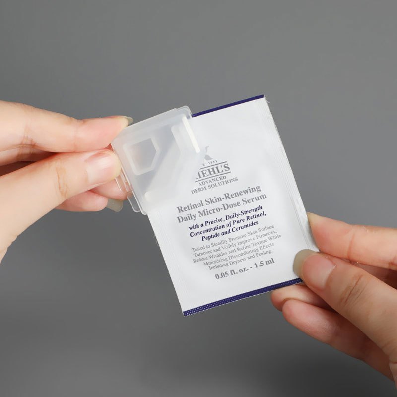 4ชิ้นแพ็คมัลติฟังก์ชั่เครื่องสําอางตัวอย่างปิดผนึกคลิป-ป้องกันการรั่วปิดผนึกประหยัดพื้นที่กระเป๋าถือ/หลอดปิดผนึกคลิป-ขนาดกะทัดรัดการจัดเก็บเดินทางกระเป๋ากิ - รูปที่ 2