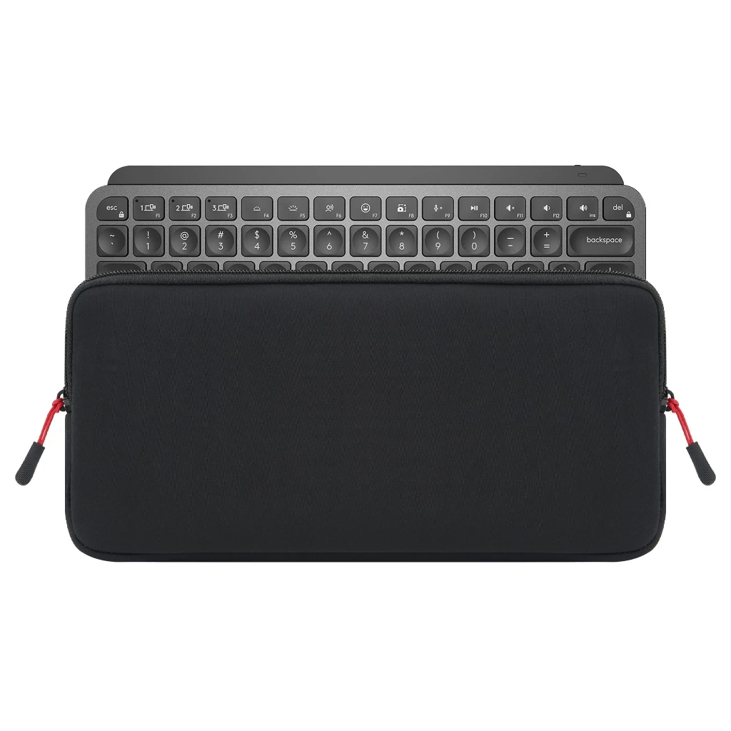 Geekria Keyboard Carrying Bag เข้ากันได้กับ MX Keys Mini/K380/Keys-to-GO 2, Keychron B1 Pro, Magtic Keyboard MXCL3LL/A (สีดํา)