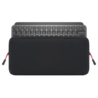 Geekria Keyboard Carrying Bag เข้ากันได้กับ MX Keys Mini/K380/Keys-to-GO 2, Keychron B1 Pro, Magtic Keyboard MXCL3LL/A (สีดํา)