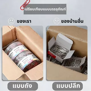 79 THB เท่านั้น!|ที่หนีบกระดาษ|โลหะชุบสังกะสีพรีเมี่ยม|1000-Pack Morandi Pastel Pink & Blue|ความเหนียวสูงและกันสนิมและปลอดเสี้ยน|เหมาะสําหรับสํานักงาน โรงเรียน & บ้าน