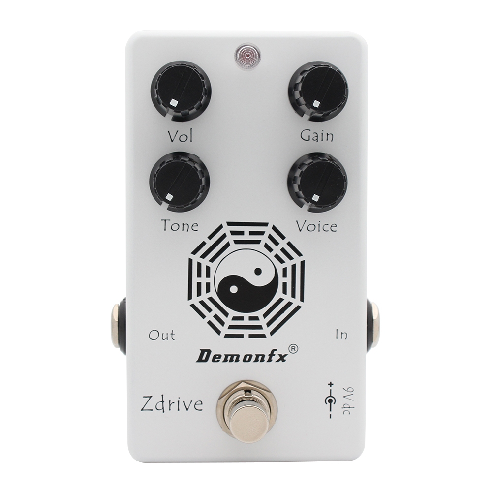 Demonfx New Zdrive Guitar Effect Pedal Boost Overdrive Pedal พร้อม True Bypass