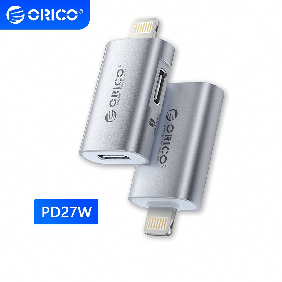 100% Original ORICO USB Type C Data Transfer Audio Adapter 5V 27W Fast Charging OTG Adaptor สําหรับโ