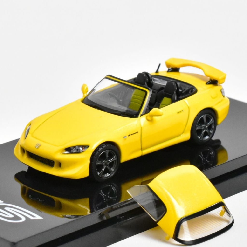 Hobby Japan 1: 64 Honda S2000 Type S AP2 พร้อม Convertible Alloy Car Model Collection เครื่องประดับ