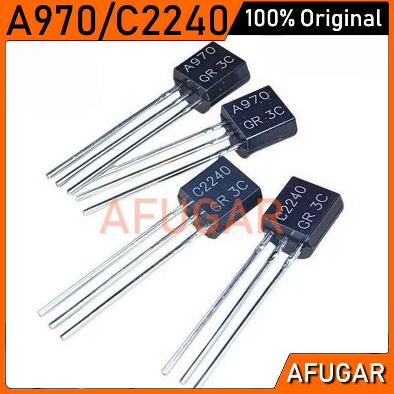 100/50คู่ 2SA970 2SC2240 A970 C2240 TO-92 ทรานซิสเตอร์