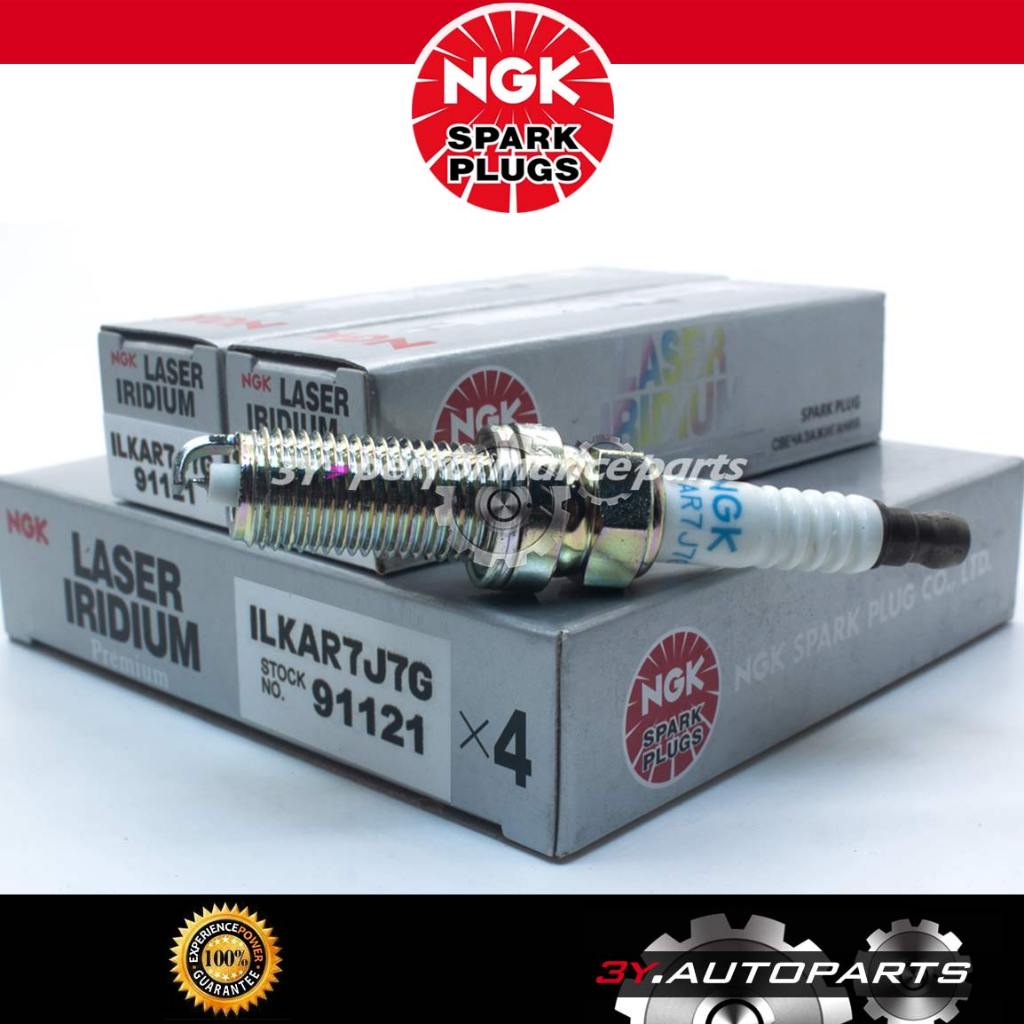 ILKAR7J7G NGK 91121 (@4PCS) SPARK PLUG (LASER IRIDIUM) สําหรับ RENAULT CAPTUR >>>