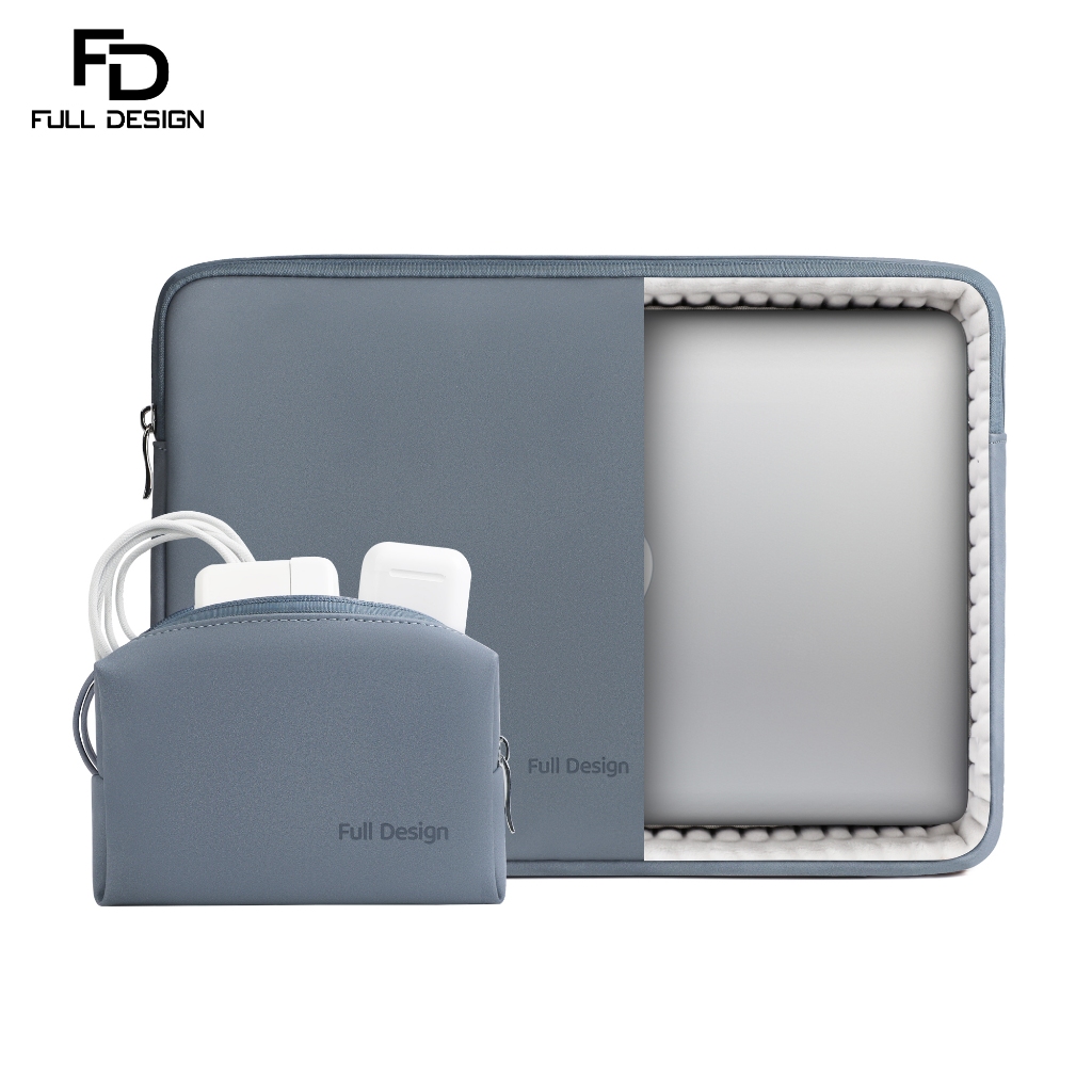 FULL DESIGN Nemo รุ่นอัปเกรด 12/13/14/15/16 นิ้วกันกระแทกรอบด้านป้องกันกระเป๋าแล็ปท็อปกระเป๋าโบนัส