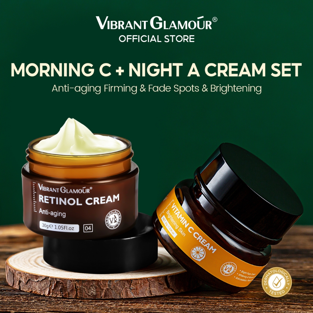 VIBRANT GLAMOUR ไวท์เทนนิ่ง ต่อต้านริ้วรอย ดูแลผิว | ดับเรตินอล |วีซี มอยส์เจอร์ไรเซอร์ รีแพร์