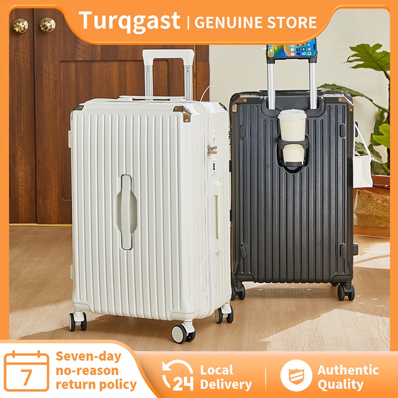 Turqgast 20 นิ้ว Turqgast 20 นิ้ว Turqgast กระเป๋าเดินทางขนมปังกระเป๋าเดินทาง 28 นิ้วกระเป๋าเดินทางข