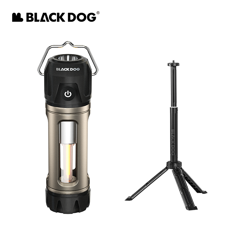 BLACKDOG ไฟฉายแคมป์ปิ้ง IP44 แม่เหล็กฐาน Type-C สำหรับแคมป์ปิ้ง เดินป่า ตกปลา ฉุกเฉิน