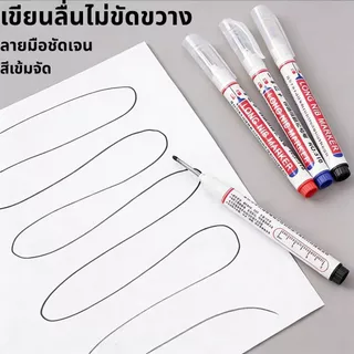 ปากกามาร์กเกอร์ ปลายยาว 20 มม. อเนกประสงค์ กันน้ำ แห้งเร็ว สําหรับงานไม้ กระเบื้อง โลหะ รถยนต์ ห้องน้ำ 10 ชิ้น
