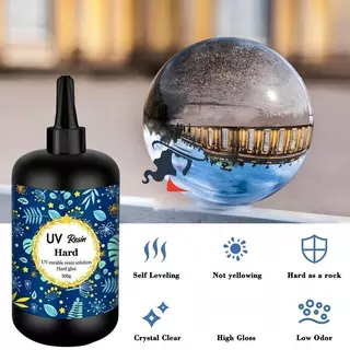 เรซิ่น UV แบบแข็งใส ทนทาน ไม่เหนียวเหลือง 💍 สำหรับทำเครื่องประดับ DIY | 500g 🌟 สัญญาจากร้านเรา