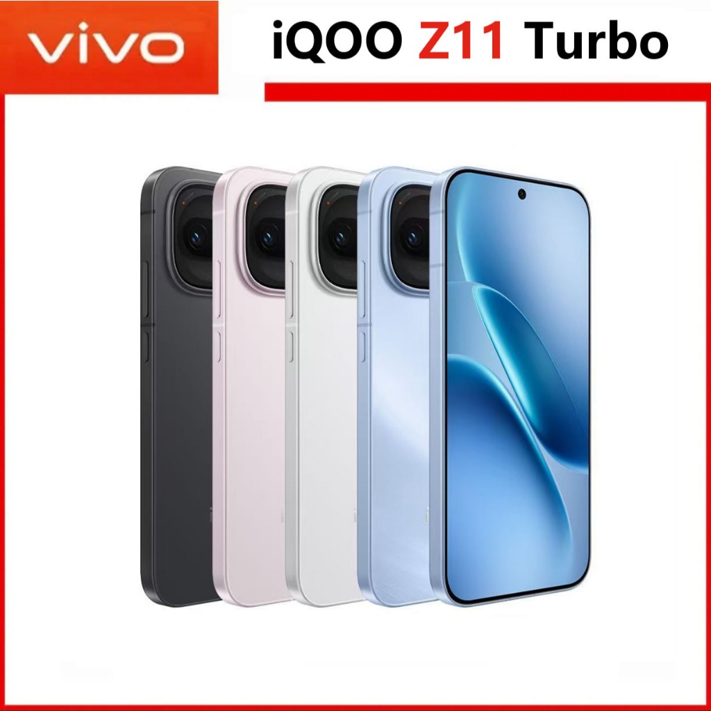 2026 ใหม่ VIVO iQOO Z11 Turbo 5G สมาร์ทโฟน Snapdragon 8 Gen 5 3nm 6.59 นิ้ว AMOLED 144Hz 100W FlashC