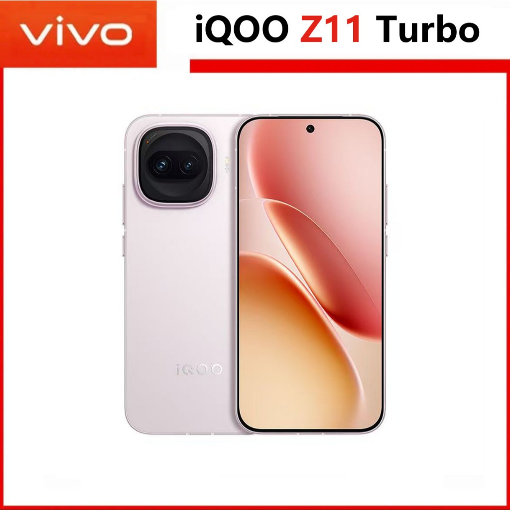 ยี่ห้อใหม่ 2026 VIVO iQOO Z11 Turbo 5G สมาร์ทโฟน Snapdragon 8 Gen 5 3nm 6.59 นิ้ว AMOLED 144Hz 100W 