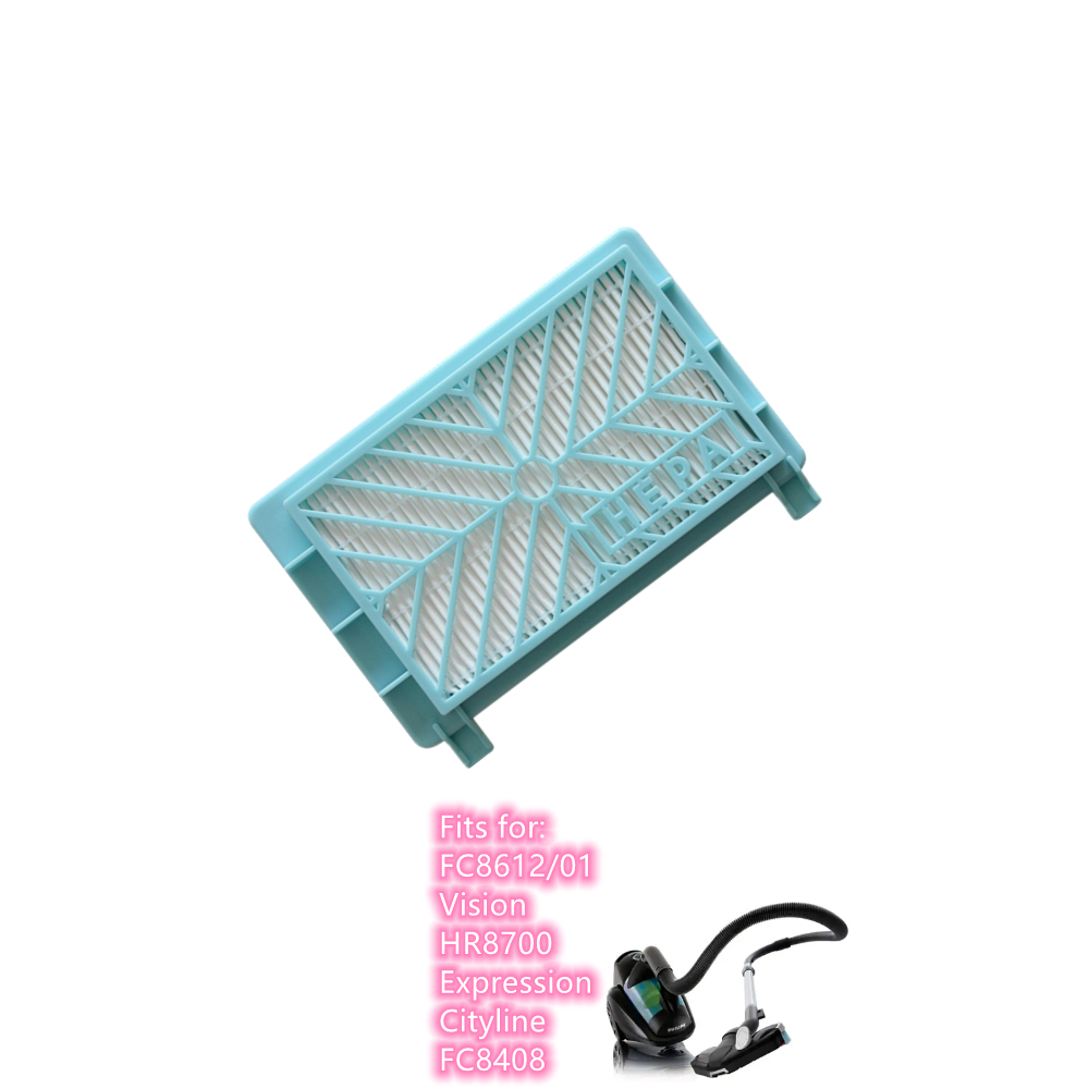 ตัวกรอง HEPA สําหรับ Philips FC8612/01 Vision HR8700 Expression Cityline FC8408 เครื่องดูดฝุ่นอุปกรณ