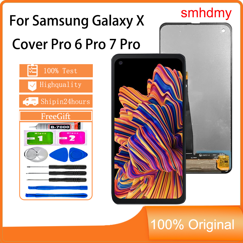 Smhdmy Ori สําหรับ Samsung Galaxy XCover Pro XCover6 Pro XCover7 Pro เปลี่ยนหน้าจอสัมผัส LCD