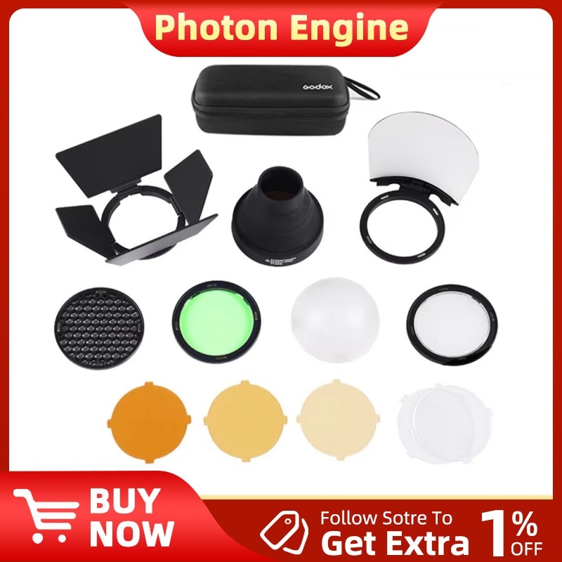 Godox AK-R11+S-R2+AK-R16+AK-R14+AK-R18+AK-R13+V-11C + V-11T + AK-R12 + AK-R15 + AK-R1R200 อุปกรณ์เสร