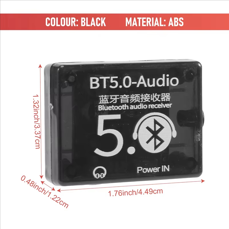 2 แพ็ค บลูทูธ BT5.0 AUX ตัวรับสัณญาณบลูทูธ car audioเสียงดี ไม่ดีเลย์ Bluetooth 5.0  รับไกล 10 เมตร - รูปที่ 5