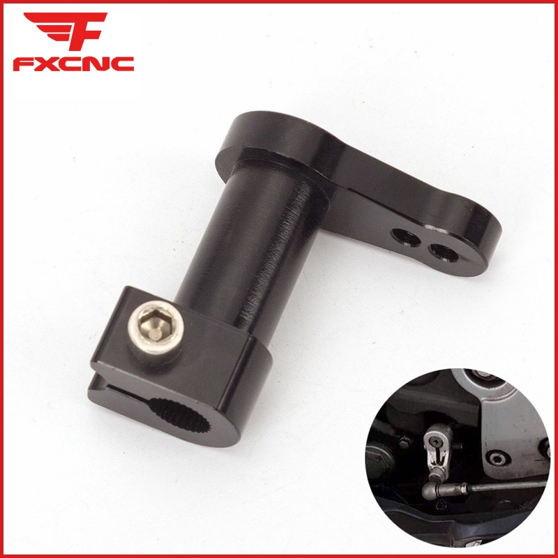 สีดําอลูมิเนียมรถจักรยานยนต์เท้า Peg Rearset เกียร์ Shift Shifter Arm Rod อะแดปเตอร์สําหรับ Yamaha YZF R1 R3 R25 MT03