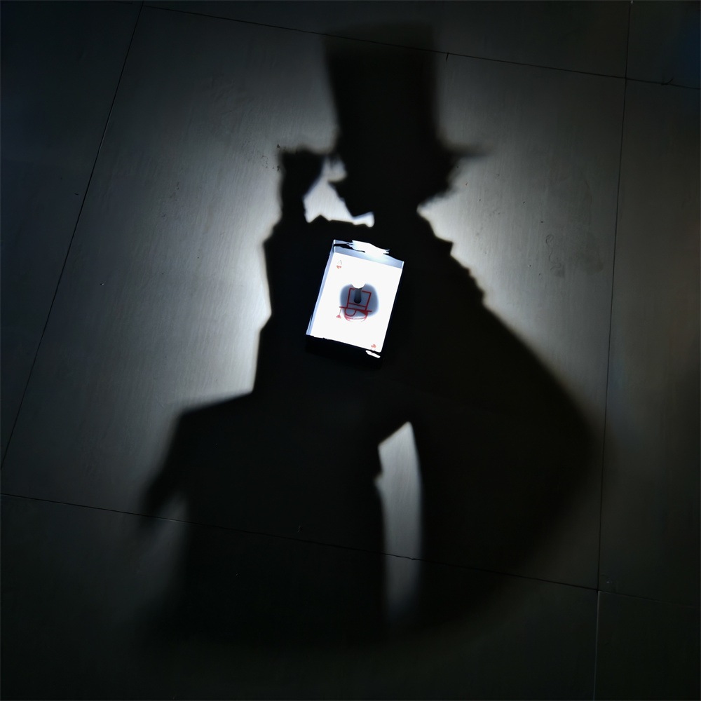 Detective Conan Phantom Thief Kidd Light Shadow Lamp อะนิเมะสองมิติ Conan Creative ห้องนอนโคมไฟข้างเตียง Surprise A