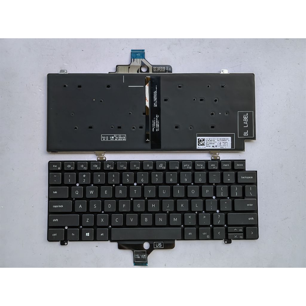 แป้นพิมพ์แล็ปท็อป US Layout สําหรับ Dell Latitude 5420 5430 7420 7520 0CW3R5 E5420 ไม่มีจุดพร้อม bac