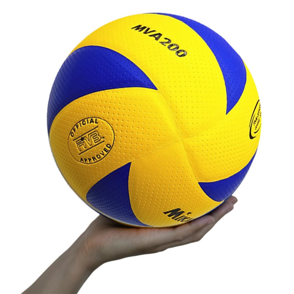 Mikasa Volleyball Beach Volleyball V200W Soft PU Volleyball Beach Match Training คุณภาพดีขนาด 5 ลูกว