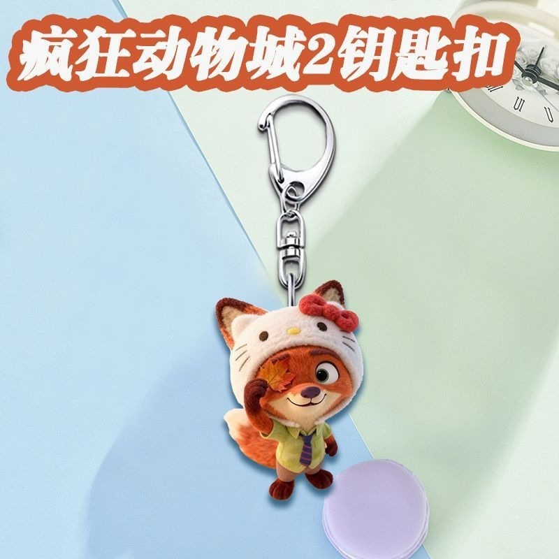 Crazy Zoo สินค้า Judy Nick การ์ตูนน่ารักอะคริลิคกระเป๋านักเรียนพวงกุญแจจี้ของขวัญคู่ ราคา ถูกที่สุด ดีลบีเคเค แกลเลอรีภาพที่ 6