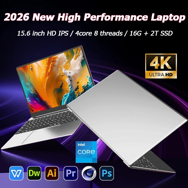 2026 แล็ปท็อปยี่ห้อใหม่ Original Intel Corey i7 8565U แล็ปท็อป 16G DDR4 RAM 1TB SSD เกมสํานักงาน HD 15.6 นิ้วแล็ปท็อปสํานักงาน