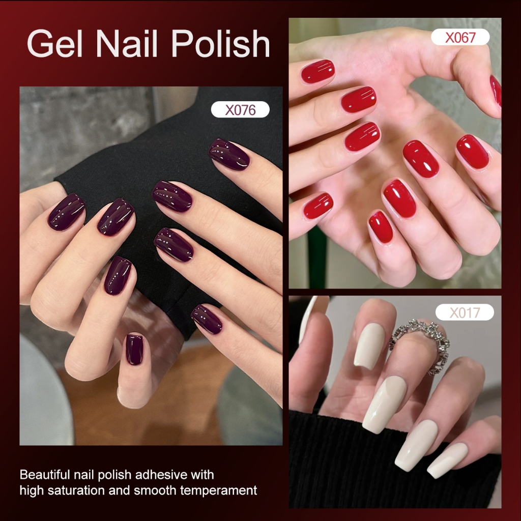 XEIJAYI 7.3ml ชุดยาทาเล็บเจลสีน้ำตาลแดงสไตล์เรโทรใหม่ 12 สี มีหลายชุดให้เลือก บรรจุในกล่องของขวัญ - รูปที่ 3