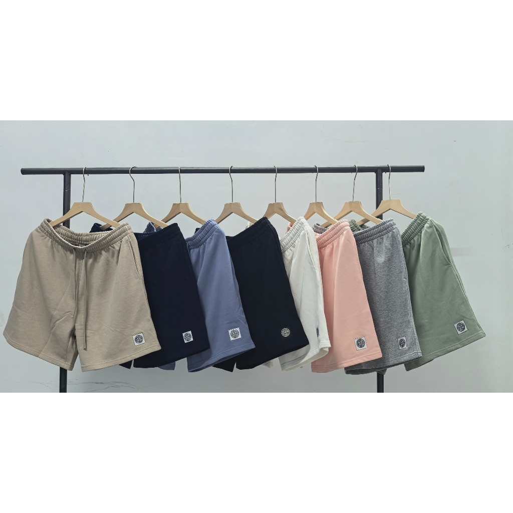 STONE ISLAND เกาะหิน เอสเอส26 กางเกงกีฬาขาสั้นกางเกงขาสั้นเชือกยางยืด