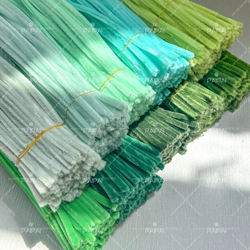 (100pcs) สินค้าพร้อมส่ง ลวดกำมะหยี่ DIY แยกสี สร้างสรรค์งานประดิษฐ์ต่างๆ สำหรับงานฝีมือ สีสันสดใส สินค้าขายดี thumbnail 9