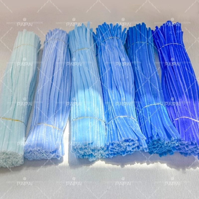 (100pcs) สินค้าพร้อมส่ง ลวดกำมะหยี่ DIY แยกสี สร้างสรรค์งานประดิษฐ์ต่างๆ สำหรับงานฝีมือ สีสันสดใส สินค้าขายดี thumbnail 8