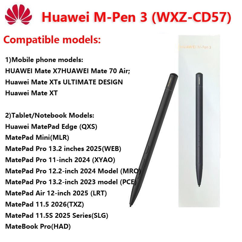 Original Huawei M-Pen 3 (CD57) for Huawei MatePad Edge (QXS)/Huawei Mate XTs ULTIMATE DESIGN/ Huawei